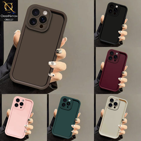 iPhone 11 Pro Cover - Maroon - Soft Silicone Case With Round Bumper Matte TPU Shockproof Cover
