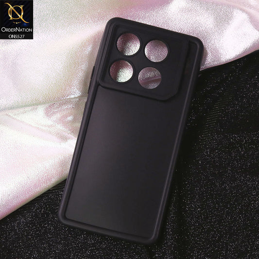 Infinix GT 20 Pro Cover - Black - Soft Silicone Case With Round Bumper Matte TPU Shockproof Cover