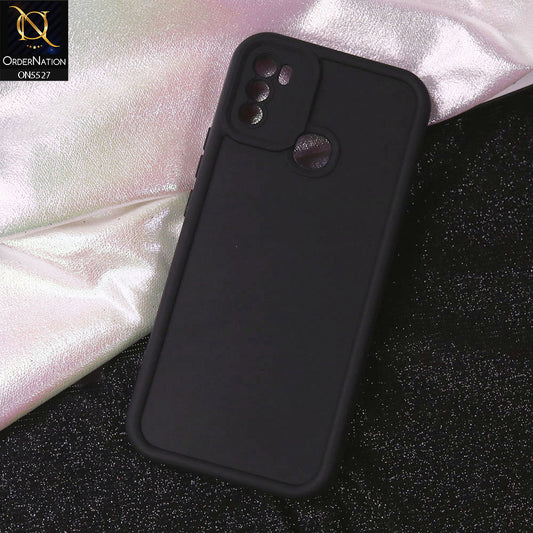 Infinix Hot 9 Play Cover - Black - Soft Silicone Case With Round Bumper Matte TPU Shockproof Cover