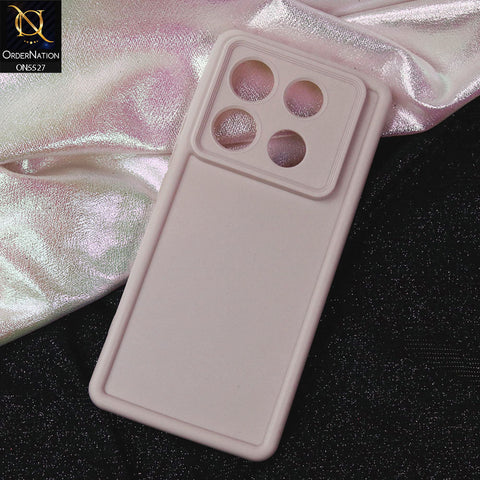 Infinix Note 40 Pro Cover - Off White -Soft Silicone Case With Round Bumper Matte TPU Shockproof Cover