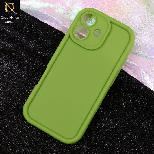 iPhone 17 Cover - Light Green - Soft Silicone Case With Round Bumper Matte TPU Shockproof Cover