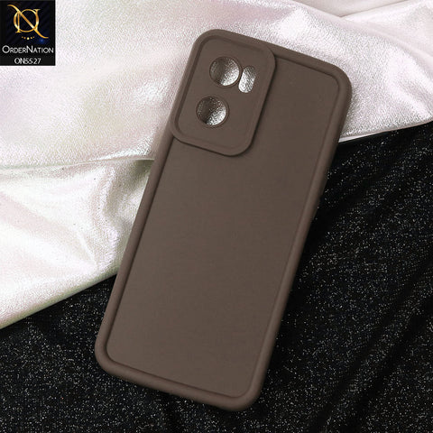 OnePlus Nord CE 2 5G Cover - Brown - Soft Silicone Case With Round Bumper Matte TPU Shockproof Cover
