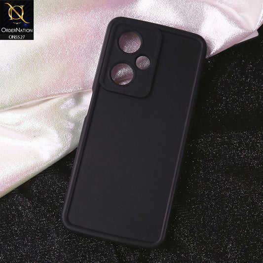 OnePlus Nord CE 3 Lite Cover - Black - Soft Silicone Case With Round Bumper Matte TPU Shockproof Cover