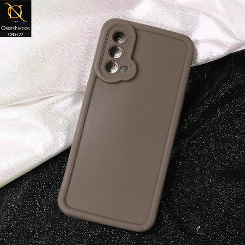 OnePlus Nord CE 5G Cover - Brown -Soft Silicone Case With Round Bumper Matte TPU Shockproof Cover