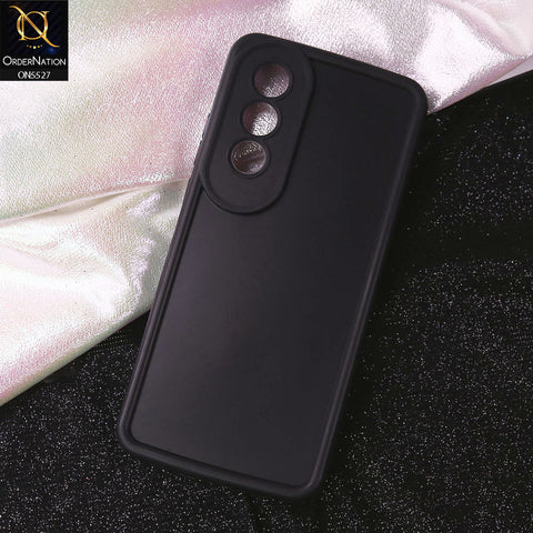 OnePlus Nord CE4 Cover - Black - Soft Silicone Case With Round Bumper Matte TPU Shockproof Cover