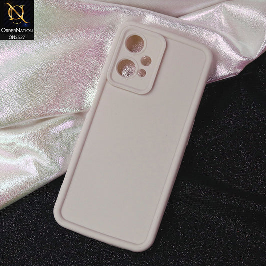 OnePlus Nord CE 2 Lite 5G Cover - Off White -Soft Silicone Case With Round Bumper Matte TPU Shockproof Cover