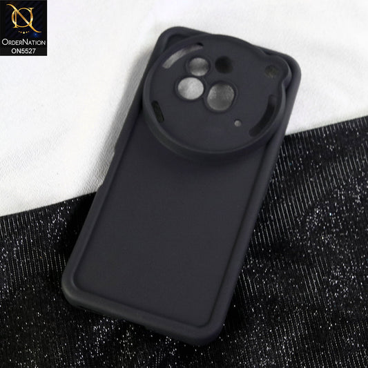 Nothing Phone 3a Cover - Black - Soft Silicone Case With Round Bumper Matte TPU Shockproof Cover