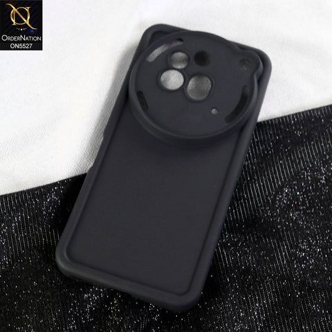 Nothing Phone 3a Pro Cover - Black - Soft Silicone Case With Round Bumper Matte TPU Shockproof Cover