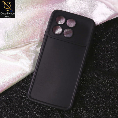 Xiaomi Poco F6 Pro Cover - Black - Soft Silicone Case With Round Bumper Matte TPU Shockproof Cover
