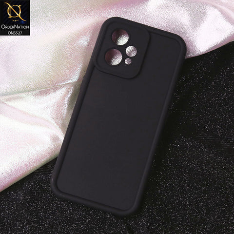 Realme 9 Pro Plus  Cover - Black - Soft Silicone Case With Round Bumper Matte TPU Shockproof Cover