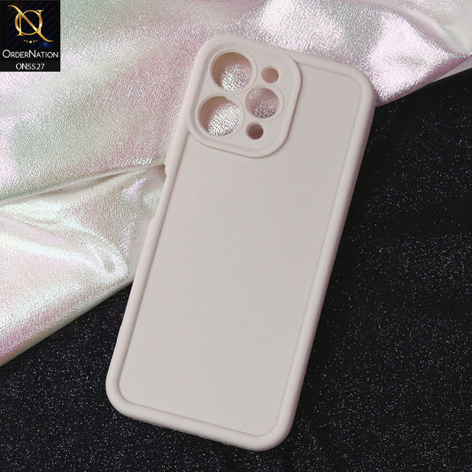 Xiaomi Redmi 12 Cover - Off White -Soft Silicone Case With Round Bumper Matte TPU Shockproof Cover