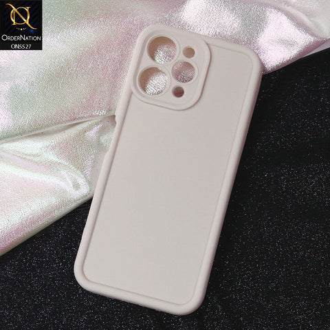 Xiaomi Redmi 12 Cover - Off White -Soft Silicone Case With Round Bumper Matte TPU Shockproof Cover