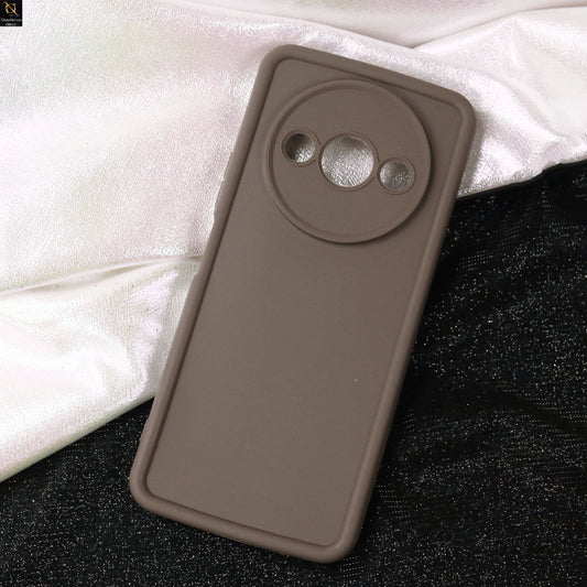 Xiaomi Poco C61 Cover - Brown -Soft Silicone Case With Round Bumper Matte TPU Shockproof Cover