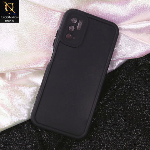 Xiaomi Redmi Note 10T Cover - Black - Soft Silicone Case With Round Bumper Matte TPU Shockproof Cover