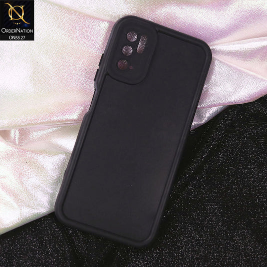 Xiaomi Redmi Note 10 5G Cover - Black - Soft Silicone Case With Round Bumper Matte TPU Shockproof Cover