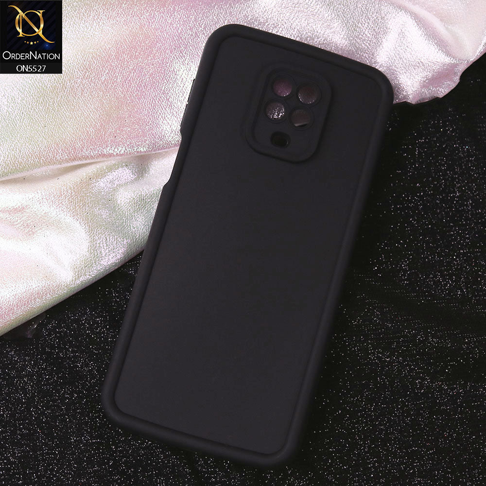 Xiaomi Redmi Note 9 Pro Cover - Black - Soft Silicone Case With Round Bumper Matte TPU Shockproof Cover