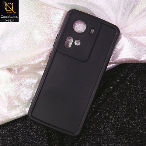 Oppo Reno 11 5G Cover - Black - Soft Silicone Case With Round Bumper Matte TPU Shockproof Cover
