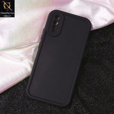 Vivo S1 Cover - Black - Soft Silicone Case With Round Bumper Matte TPU Shockproof Cover