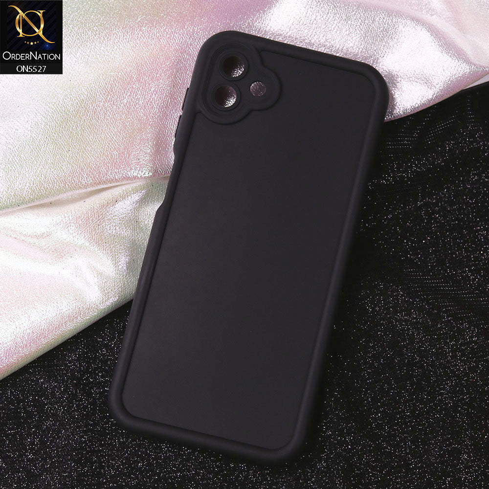 Samsung Galaxy M13 5G Cover - Black - Soft Silicone Case With Round Bumper Matte TPU Shockproof Cover