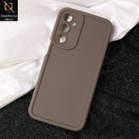 Samsung Galaxy A16 4G Cover - Brown -Soft Silicone Case With Round Bumper Matte TPU Shockproof Cover