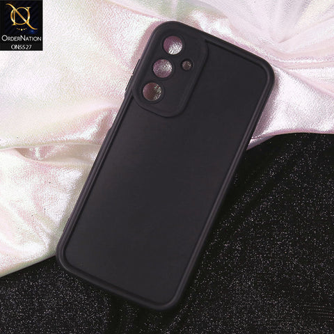 Samsung Galaxy A25 5G Cover - Black - Soft Silicone Case With Round Bumper Matte TPU Shockproof Cover