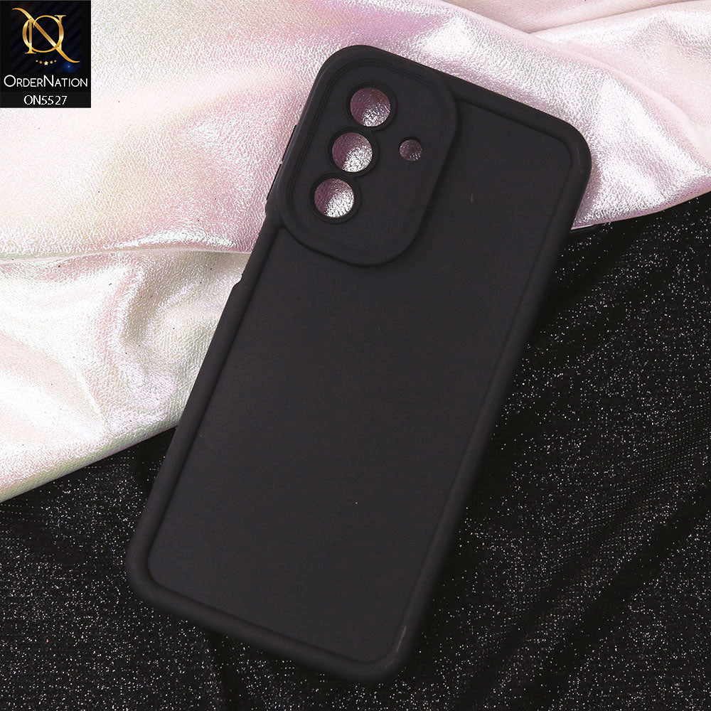 Samsung Galaxy A26 Cover - Black - Soft Silicone Case With Round Bumper Matte TPU Shockproof Cover