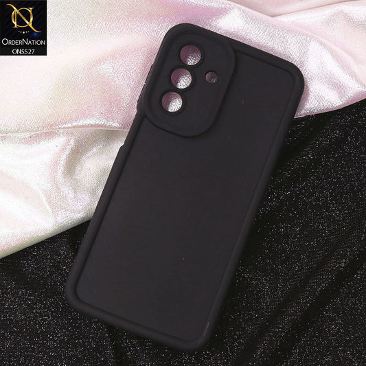 Samsung Galaxy A26 Cover - Black - Soft Silicone Case With Round Bumper Matte TPU Shockproof Cover