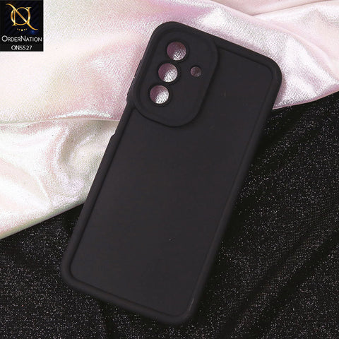 Samsung Galaxy A26 Cover - Black - Soft Silicone Case With Round Bumper Matte TPU Shockproof Cover