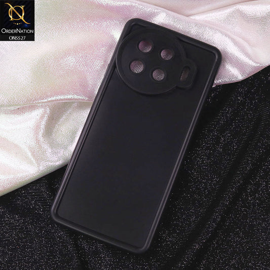Tecno Spark 20 Pro Plus Cover - Black - Soft Silicone Case With Round Bumper Matte TPU Shockproof Cover