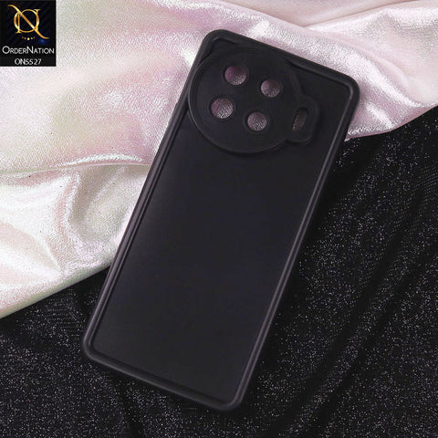 Tecno Spark 20 Pro Plus Cover - Black - Soft Silicone Case With Round Bumper Matte TPU Shockproof Cover