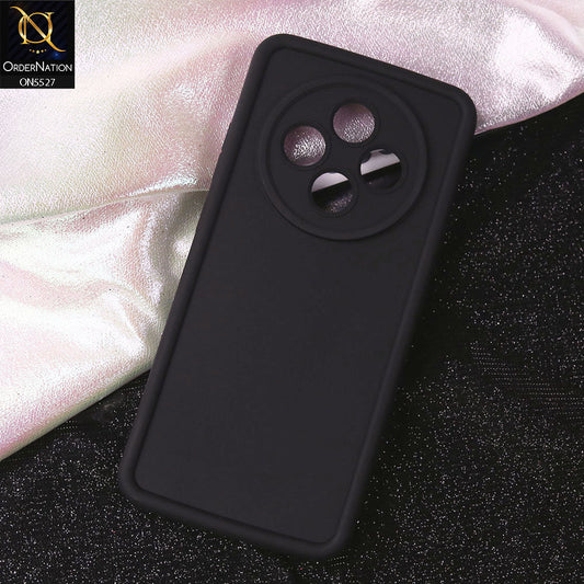 Tecno Spark 30C 4G Cover - Black - Soft Silicone Case With Round Bumper Matte TPU Shockproof Cover