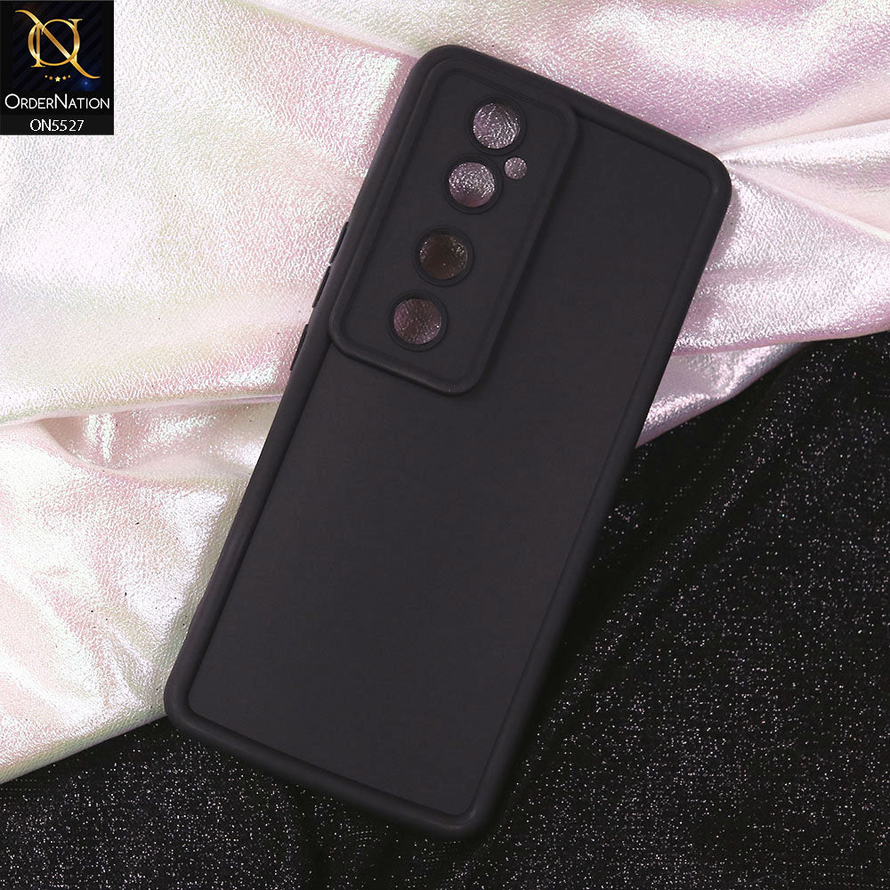 Vivo S19 Pro Cover - Black - Soft Silicone Case With Round Bumper Matte TPU Shockproof Cover