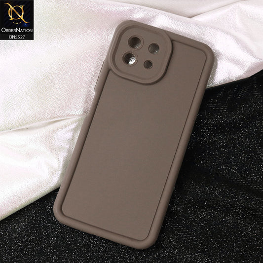 Xiaomi Mi 11 Cover - Brown -Soft Silicone Case With Round Bumper Matte TPU Shockproof Cover