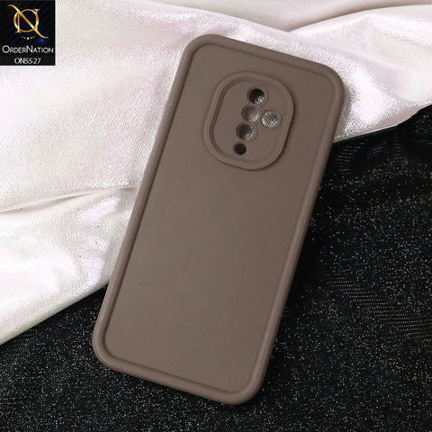 Vivo S1 Pro Cover - Brown -Soft Silicone Case With Round Bumper Matte TPU Shockproof Cover