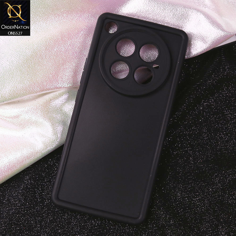 Infinix Zero 40 4G Cover - Black - Soft Silicone Case With Round Bumper Matte TPU Shockproof Cover