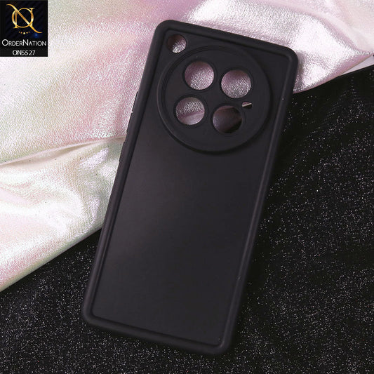 Infinix Zero 40 4G Cover - Black - Soft Silicone Case With Round Bumper Matte TPU Shockproof Cover
