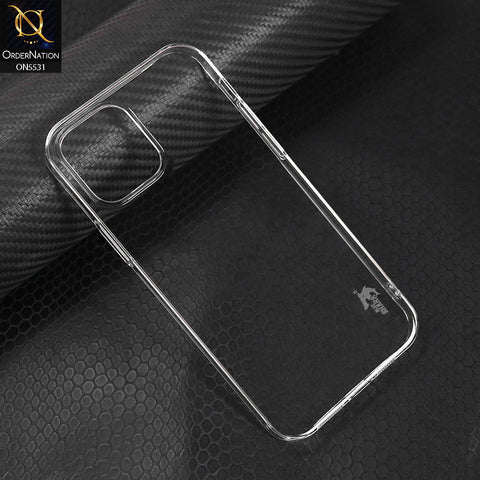 iPhone 12 Cover - Transparent - Blue Shark Pc Shell Protective Back Case