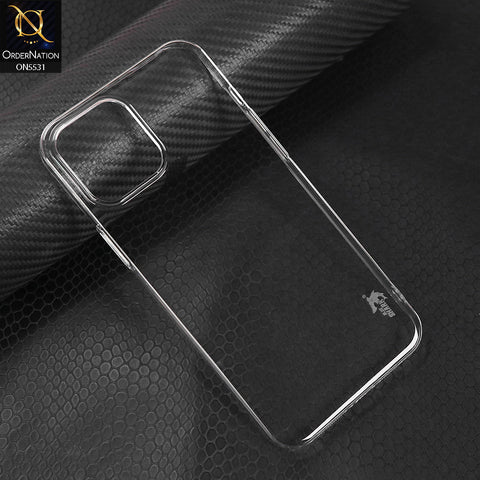 iPhone 12 Pro Max Cover - Transparent - Blue Shark Pc Shell Protective Back Case