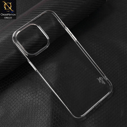iPhone 13 Pro Max Cover - Transparent - Blue Shark Pc Shell Protective Back Case