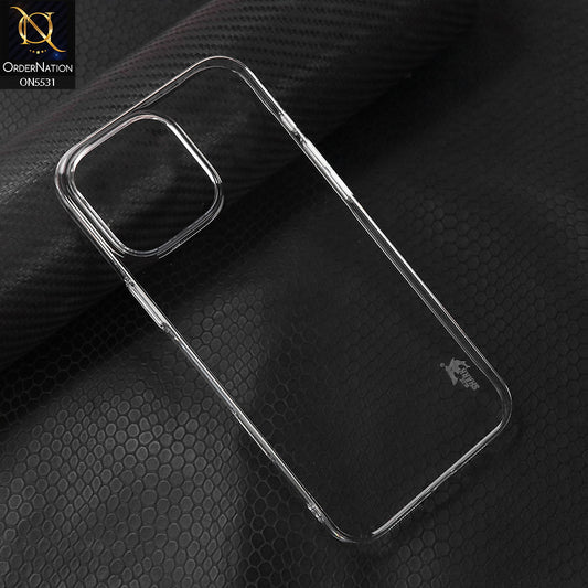 iPhone 16 Pro Max Cover - Transparent - Blue Shark Pc Shell Protective Back Case