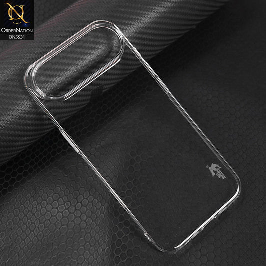 iPhone 17 Air Cover - Transparent - Blue Shark Pc Shell Protective Back Case