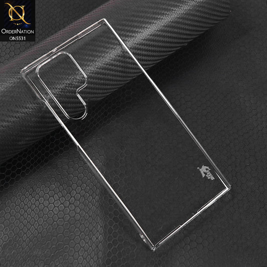 Samsung Galaxy S22 Ultra 5G Cover - Transparent - Blue Shark Pc Shell Protective Back Case