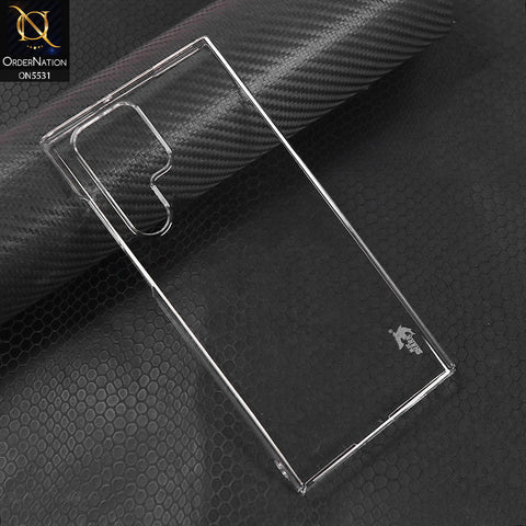 Samsung Galaxy S22 Ultra 5G Cover - Transparent - Blue Shark Pc Shell Protective Back Case