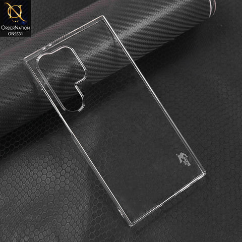 Samsung Galaxy S23 Ultra 5G Cover - Transparent - Blue Shark Pc Shell Protective Back Case