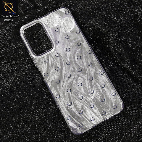 Oppo A3x 4G Cover - Design 1 -  New Shiny Heart And Smily Soft Case With Crystal Bow