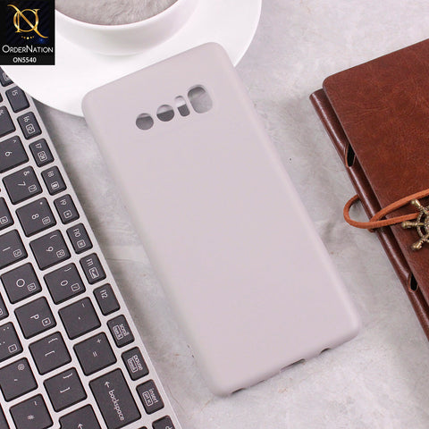 Samsung Galaxy Note 8 Cover - Gray -  New Premium High Quality Matte Sillica Gel Soft Case