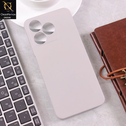 Realme Narzo N53 Cover - Gray -  New Premium High Quality Matte Sillica Gel Soft Case