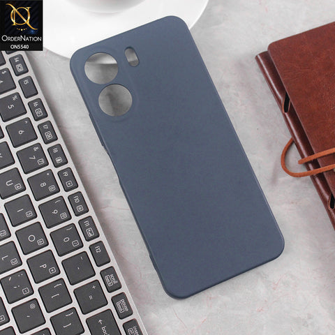 Xiaomi Poco C65 Cover - Blue - New Premium High Quality Matte Sillica Gel Soft Case