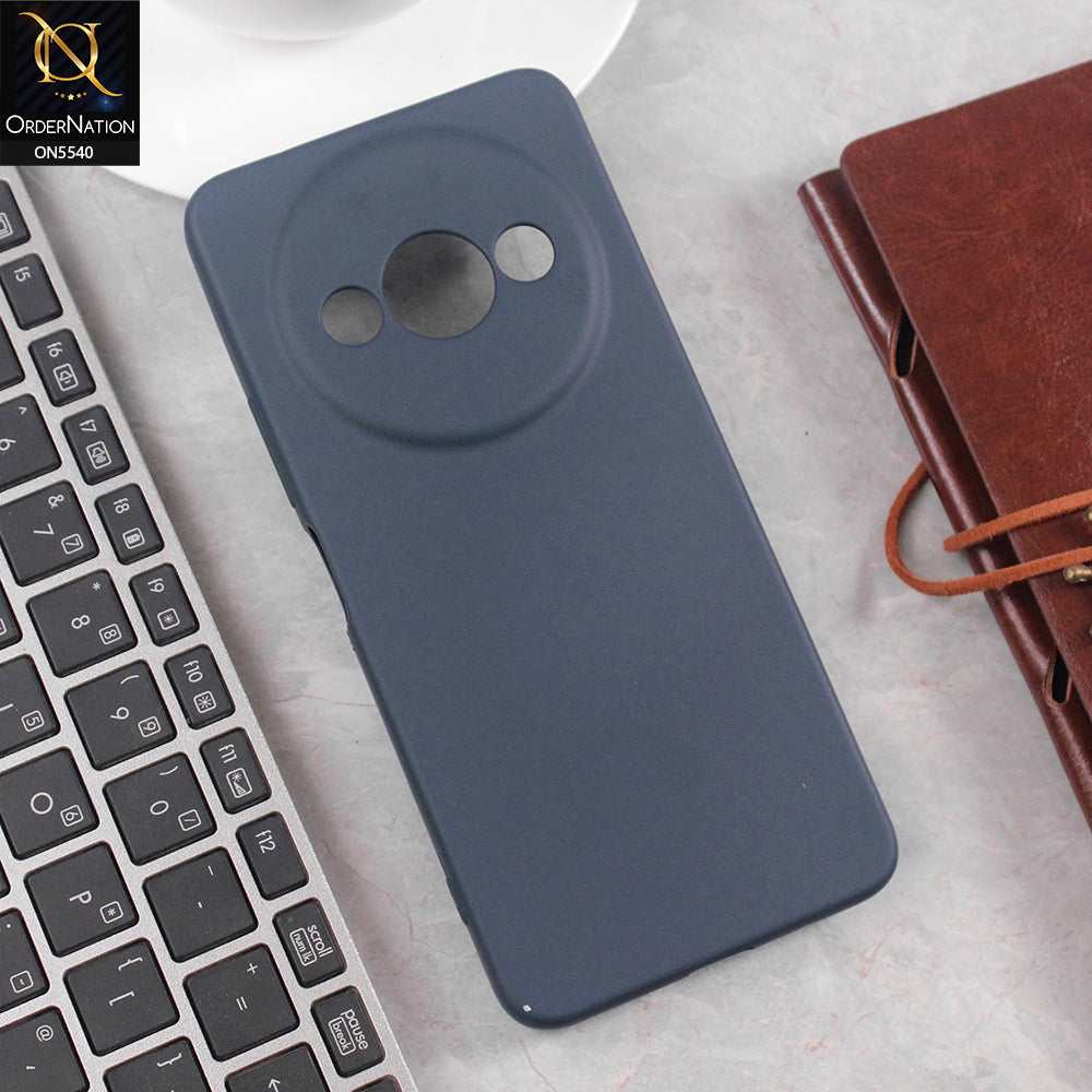 Xiaomi Redmi A3x Cover - Blue - New Premium High Quality Matte Sillica Gel Soft Case