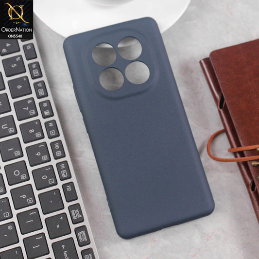 Xiaomi Redmi Note 14 Pro 4G Cover - Blue - New Premium High Quality Matte Sillica Gel Soft Case
